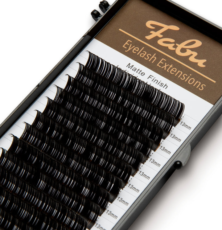 Individual Eyelash Extensions 0.12, D Curl, Single Length Tray